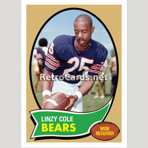 1970T Linzy Cole Chicago Bears