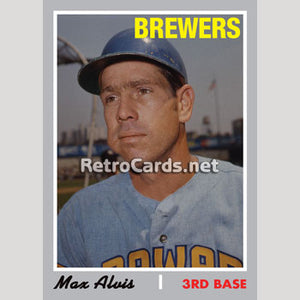 1970T Max Alvis Milwaukee Brewers