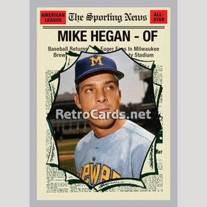 1970T Mike Hegan All Star Milwaukee Brewers