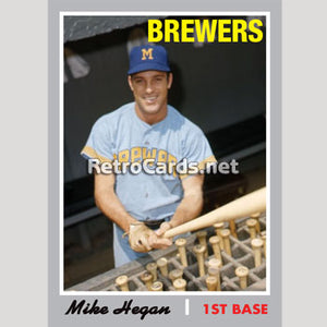 1970T Mike Hegan Milwaukee Brewers