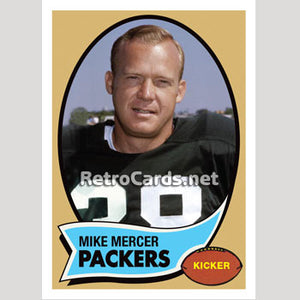 1970T Mike Mercer Green Bay Packers