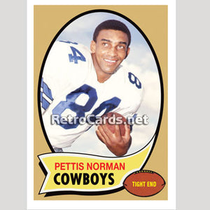 1970T Pettis Norman Dallas Cowboys