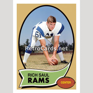 1970T Rich Saul Los Angeles Rams