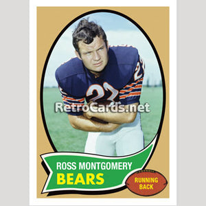 1970T Ross Montgomery Chicago Bears