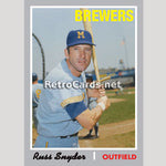 1970T-Russ-Snyder-Milwaukee-Brewers