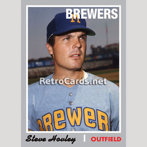 1970T Steve Hovley Milwaukee Brewers