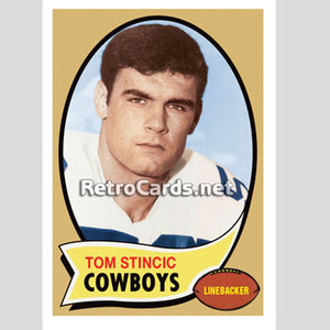 1970T Tom Stincic Dallas Cowboys