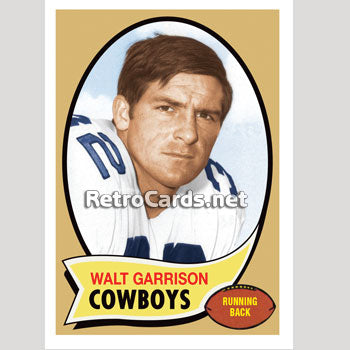 Walt Garrison Dallas Cowboys 1969 style WHITE jersey Lg