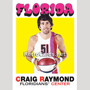 1971-72T Craig Raymond Miami Floridians