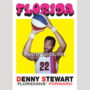 1971-72T Denny Stewart Miami Floridians