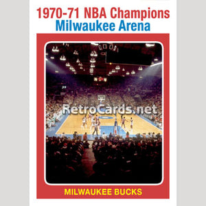1971-72T Arena Milwaukee Bucks
