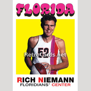 1971-72T Rich Niemann Miami Floridians