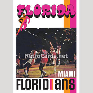 1971-72T Floridians Team Miami Floridians