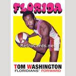 1971-72T Tom Washington Miami Floridians