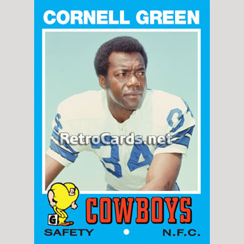 1971T Cornell Green Dallas Cowboys – RetroCards