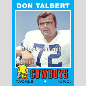1971T Don Talbert Dallas Cowboys