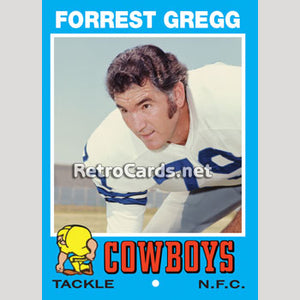1971T Forrest Gregg Dallas Cowboys