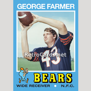 1969T Chicago Bears RetroCards Set