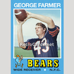 1971T-George-Farmer-Chicago-Bears