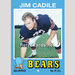 1971T-Jim-Cadile-Chicago-Bears