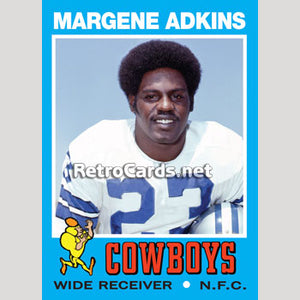 1971T Margene Adkins Dallas Cowboys