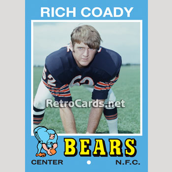 1971T-Rich-Coady-Chicago-Bears