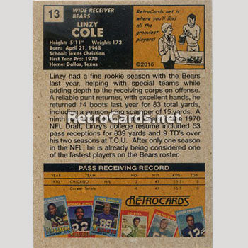 1971T George Seals Chicago Bears – RetroCards