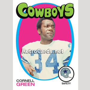 1971T NHL Cornell Green Dallas Cowboys