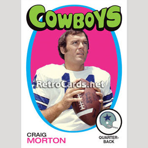 1971T NHL Craig Morton Dallas Cowboys