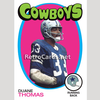 1971T NHL Duane Thomas Dallas Cowboys – RetroCards