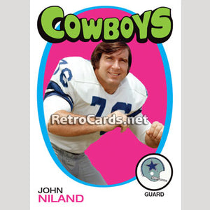 1971T NHL John Niland Dallas Cowboys