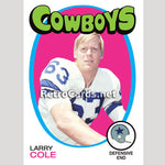 1971TNHL-Larry-Cole-Dallas-Cowboys