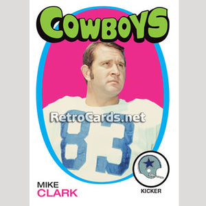 1971T NHL Mike Clark Dallas Cowboys