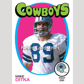 1971TNHL-Mike-Ditka-Dallas-Cowboys
