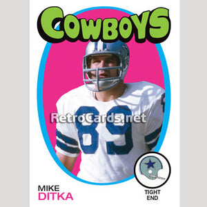 1971T NHL Mike Ditka Dallas Cowboys