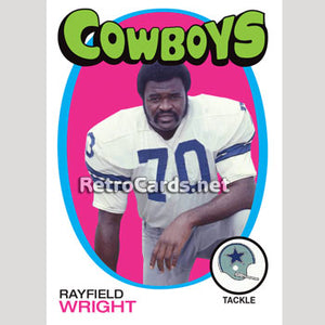 1971T NHL Rayfield Wright Dallas Cowboys