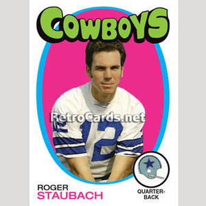 1971T NHL Roger Staubach Dallas Cowboys