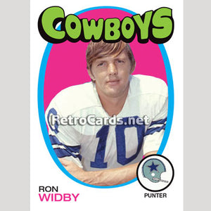 1971T NHL Ron Widby Dallas Cowboys