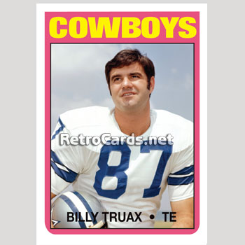 1972T-Billy-Truax-Dallas-Cowboys