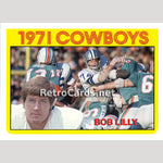 1972T Bob Lilly Champs Dallas Cowboys