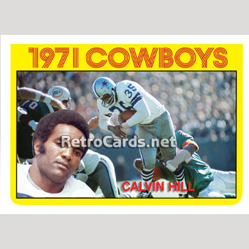 1972T Calvin Hill Champs Dallas Cowboys