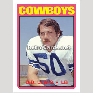 1972T D.D. Lewis Dallas Cowboys