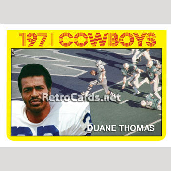 1972T Duane Thomas Champs Dallas Cowboys