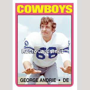 1972T George Andrie Dallas Cowboys
