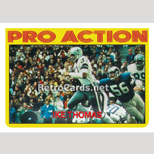 1972T Ike Thomas Dallas Cowboys