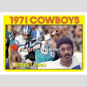 1972T Jethro Pugh Champs Dallas Cowboys