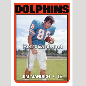 1972T-Jim-Mandich-Miami-Dolphins