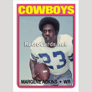 1972T Margene Adkins Dallas Cowboys