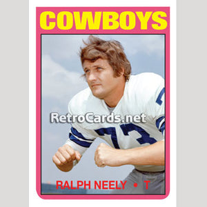 1972T Ralph Neely Dallas Cowboys