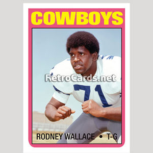 1972T Rodney Wallace Dallas Cowboys